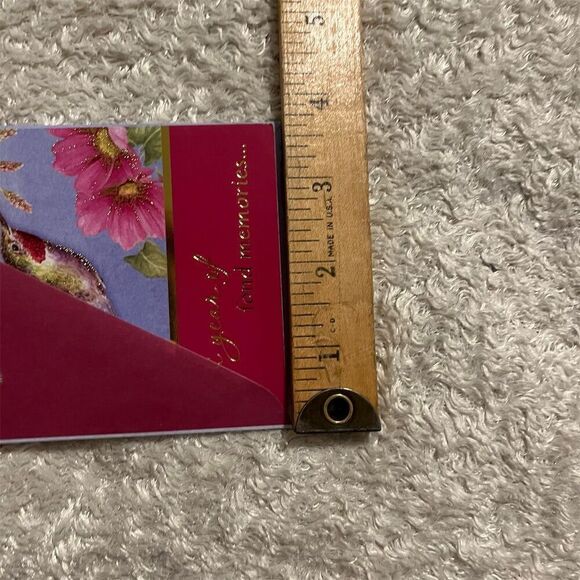 Set of 3 Hummingbird and Botanical Themed Greeting Cards & Envelopes Vintage - Picture 12 of 12